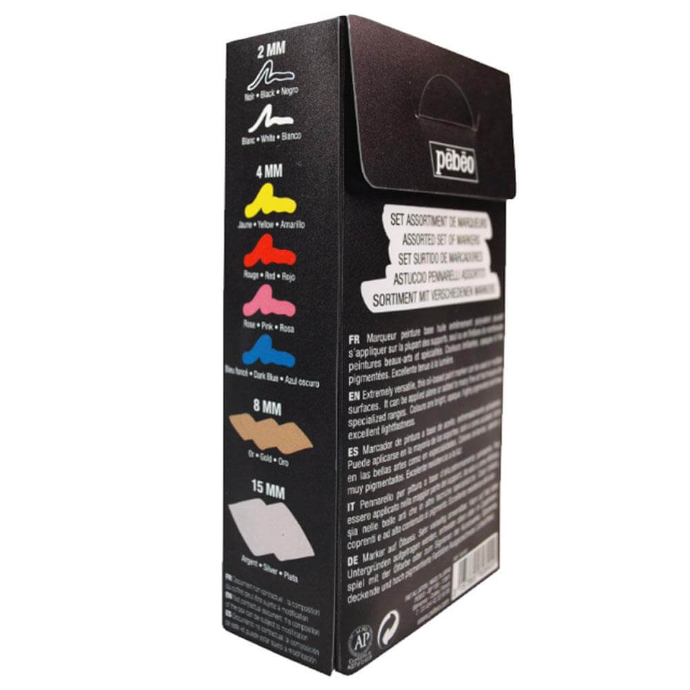 Pebeo 4 Artist Marker 8 Set